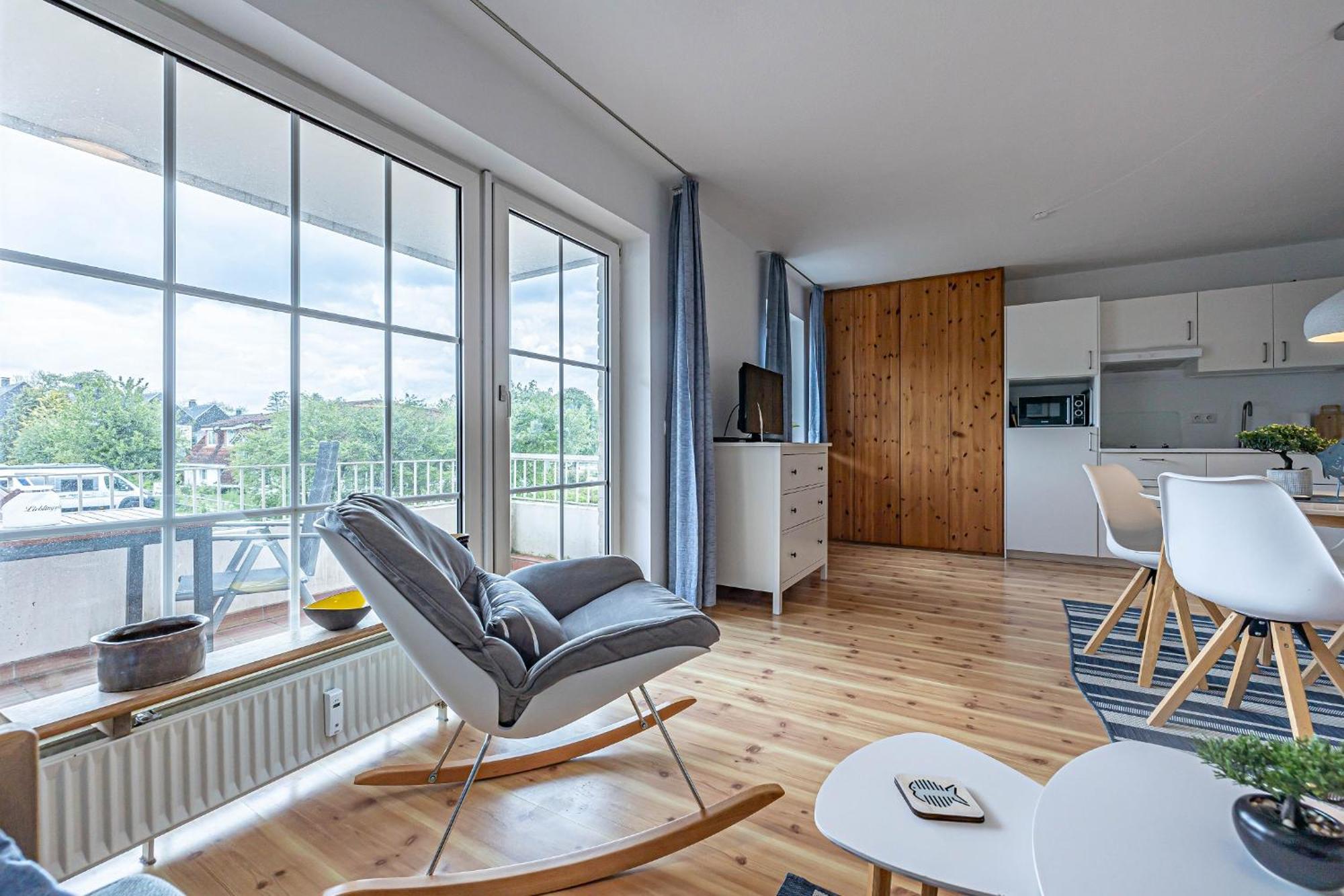 Fewo1846 - Strandresidenz Wassersleben Nele - Studioapartment Mit Balkon Und Meerblick Harrislee Exteriör bild