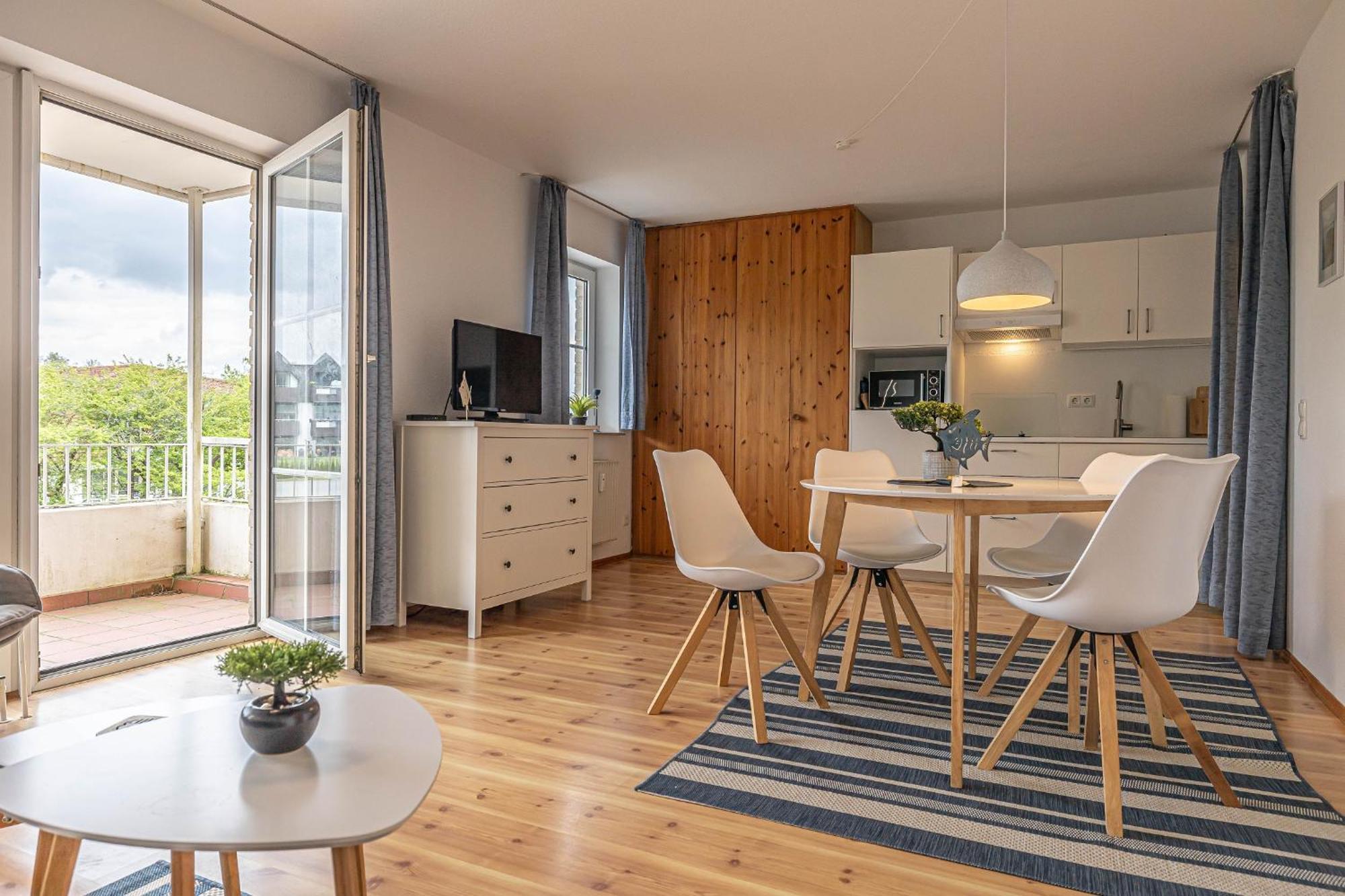 Fewo1846 - Strandresidenz Wassersleben Nele - Studioapartment Mit Balkon Und Meerblick Harrislee Exteriör bild